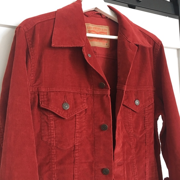 red levi jacket mens